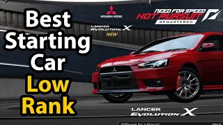 Best Starting Car *LOW RANK* in NFS Hot Pursuit Remastered