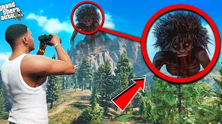 Franklin & Shinchan Found A Scary Red Monster In Los Santos GTA 5 || Gta 5 Tamil