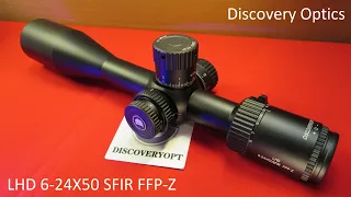 RifleScope DiscoveryOPT New LHD 6-24X50SFIR  FFP-Z  Firearms  Rifle Scope Discovery Optics LHD ED HD