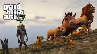 THE LION KING!! (GTA 5 Mods)