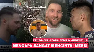 “Ribuan Orang Mengepung Messi Direstoran” Komentar Para Pemain Argentina Mengapa Messi Dicintai