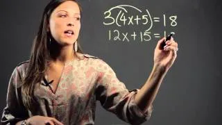 How to Solve Equations by Expanding the Brackets : Math Education