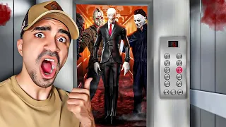 دخلت المصعد المرعب العجيب ( رعب ) - Elevator !! 😱🔥