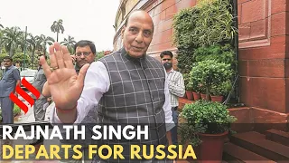 Rajnath Singh departs for Russia to attend Victory Day Parade | Rajnath Singh Russia Tour