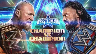 WWE 2K22 - Brock Lesnar Vs. Roman Reigns (Winner Takes All Championship Unification)