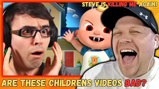 IM DEAD! | STEVE TERREBERRY | Nursery Rhymes in Reverse... EVIL Messages Hidden Within! [ Reaction ]