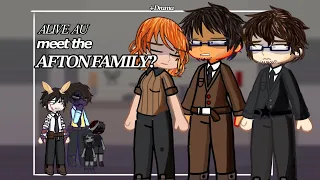 ALIVE AU meets the afton family? ||DXNIKI|| gacha FNAF|| Blood warning||