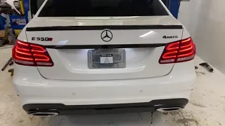 E550 BiTurbo M278 Downpipes decat tune