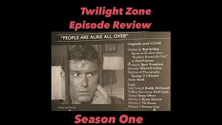 Twilight Zone Review 🍿 Episode- “People Are Alike All Over”