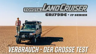 TOYOTA LAND CRUISER | So viel verbraucht der GRJ79DC wirklich - Die WAHRHEIT | J7 fuel consumption