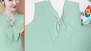 Beautiful collar neck design sewing techniques and sewing tips ..basic sewing for beginner