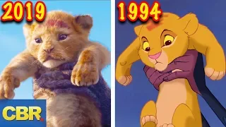 The Lion King 2019 VS Original 1994 Shot By Shot Comparison