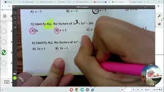 SOL REVIEW 5: Factoring Polynomials (DESMOS)