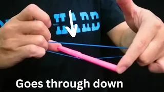 BEST Magic. Tutorial Best Rubber Band magic trick. Magic for beginner.