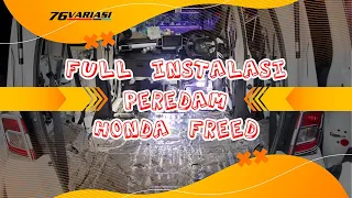 Honda FREED full peredam OZORA dan spakbord mobil peredam STP