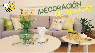 DECORACIÓN DE VERANO : SALA 🐝