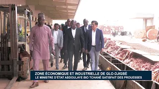 Zone économique et industrielle de Glo-Djigbé : Le ministre de l’État Abdoulaye Bio TCHANÉ satisfait