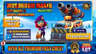 Open All Premium Pass Chest "Mushroom Maker" | Season 5 | Tanks A Lot