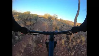 Alice Springs  mountain biking ""down enduro trail''