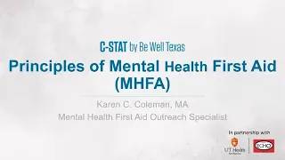 RSS ECHO | July 26 | Principles of Mental Health First Aid (MHFA) in Recovery Services