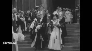 King Frederik IX invested as Knight of the Garter