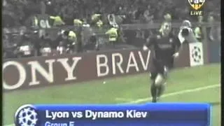 2006 (November 1) Olympique Lyonnais (France) 1-Dynamo Kiev (Ukraine) 0 (Champions League).mpg