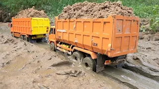 PASIR KUALITAS SUPER ‼️🔥RC DAM TRUK HINO 500 FUSO BERMUATAN FUL PASIR LANGSUNG NGAMBIL DARI SUNGAI