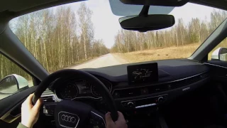 Audi A4 Allroad Quattro 2017 POV Driven Hard