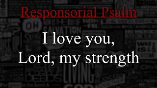 [CANTOR] 30th Sunday in Ordinary Time - October 29, 2023 - (RESPOND & ACCLAIM)