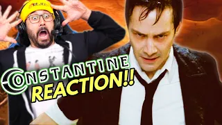 CONSTANTINE (2005) MOVIE REACTION!! First Time Watching! Keanu Reeves | John Constantine DC