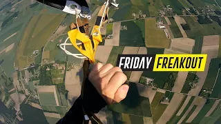 Friday Freakout: Skydiver Breaks Arm With Hand Stuck in Line Twists