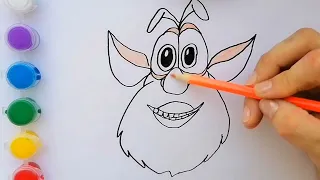 Сборник. Как Нарисовать Бубу. Буба раскраска для детей.