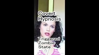 Covert Hypnosis triggers her mind blank. #shorts  Can't think at all. Zombie state hypno