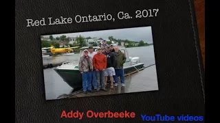 Walleye Fishing at Red Lake Ontario Canada  June 2017