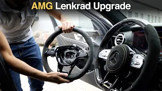 Steering wheel CONVERSION on the Mercedes Benz E63s AMG W213 | Cete Automotive