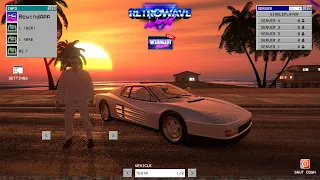 [New Game 2023] Retrowave World Demo Gameplay