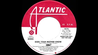 1979 ABBA - Does Your Mother Know (mono radio promo 45)