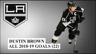 Dustin Brown (#23) All 22 Goals of the 2018-19 NHL Season
