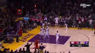 Tyson Chandler GAME WINNING BLOCK on Trae Young!! - Hawks vs Lakers