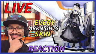 Reacting to EVERY skin in Arknights so far!