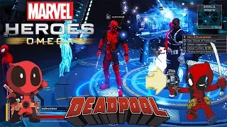 Marvel Heroes Omega DEADPOOL Leveling and Shenanigans! [Playstation 4 Pro]