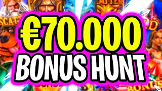 THE MEGA €70.000 😱 BONUS HUNT OPENING‼️ *** 46 SLOT BONUSES ***