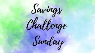 Savings Challenge Sunday