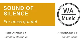 Sound Of Silence - Simon & Garfunkel | Brass Quintet | Sheet Music