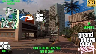 How to install GTA Vice City Vice Cry Remastered Map MOD in GTA 5❤😍  Hindi  Step by Step