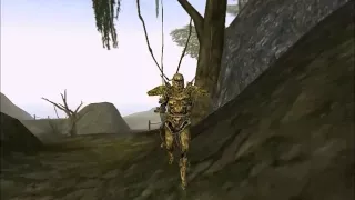 10 hours of walking in Morrowind as a male Dunmer