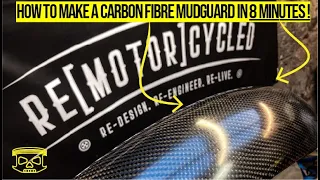 How to make a carbon fibre mudguard in 8 minutes