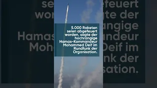 Neue Eskalation der Gewalt im Nahen Osten - Hamas überzieht Israel mit Raketen-Terror