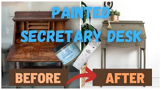 Painted Secretary Desk | Before And After