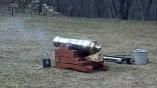 Antique 230 year-cld Bronze Cannon Fires for first time in two Centuries!